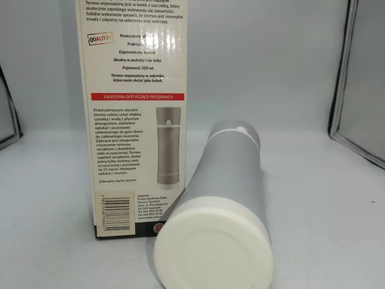 TERMOS TRAFFIC KONIGHOFFER 500 ML SZARY W PUDEŁKU