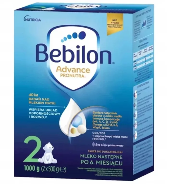 BEBILON 2 ADVANCE PRONUTRA MLEKO 1000 G