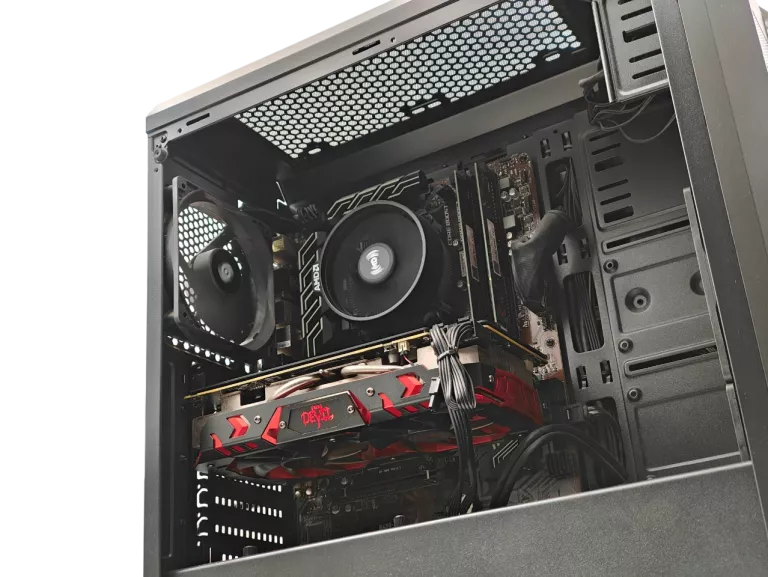 KOMPUTER AMD RYZEN 5 2600 16GB RAM AMD RX 590 120GB SSD + 1TB HDD