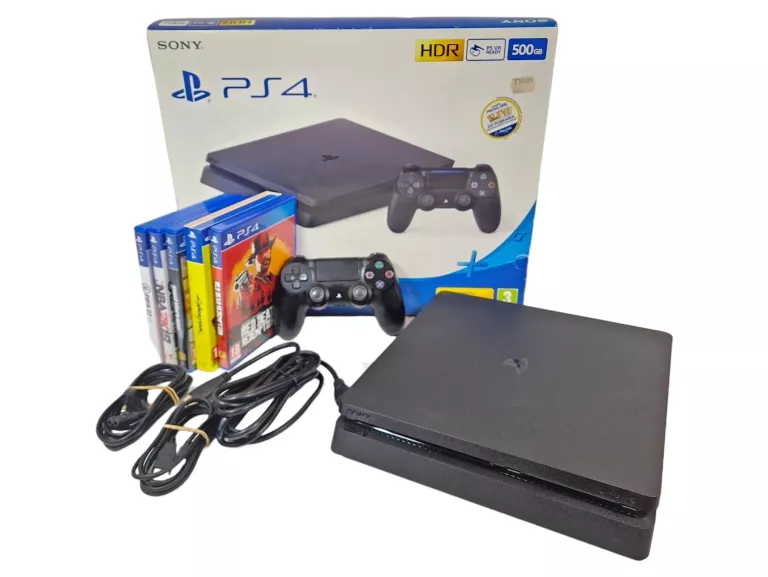 KONSOLA SONY PLAYSTATION 4 PS4 SLIM 500GB CUH-2116A CZARNY