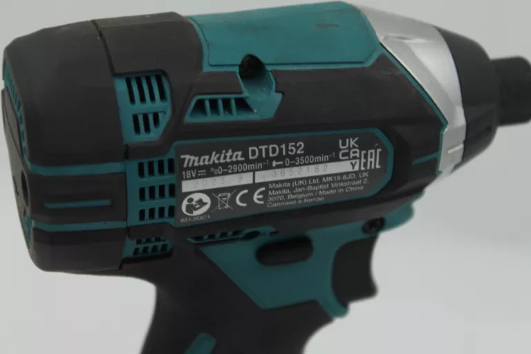 ZAKRĘTARKA UDAROWA MAKITA DTD152+AKUMULATOR 18V(GW)OPIS