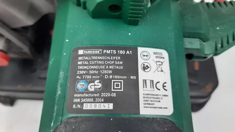 PARKSIDE PMTS 180 A1 PRZECINARKA / 1280W / *OKAZJA*