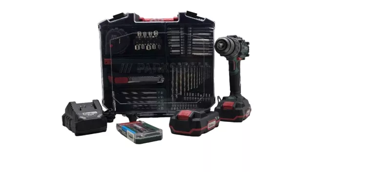 WKRĘTARKA PARKSIDE +AKU+BITY PABS X 20V + WIERTŁA