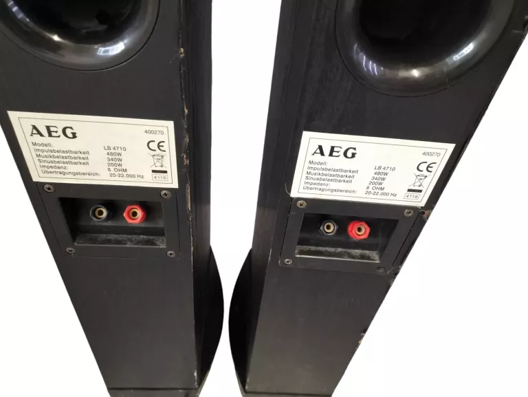 2 X KOLUMNY GŁOŚNIKOWE AEG LB 4710