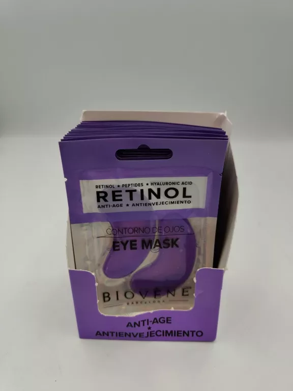 ANTI-AGE ŻELOWE PŁATKI POD OCZY Z RETINOLEM 1 PARA