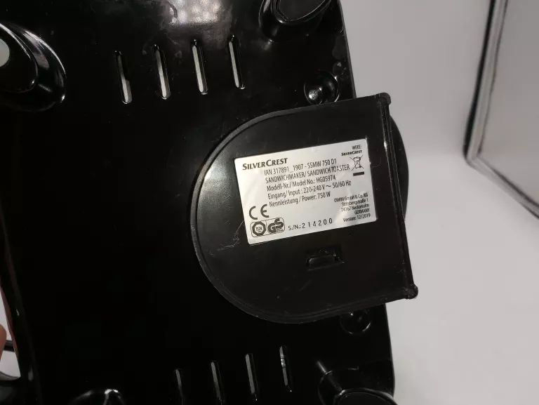 OPIEKACZ SILVERCREST SSMW 750 D1