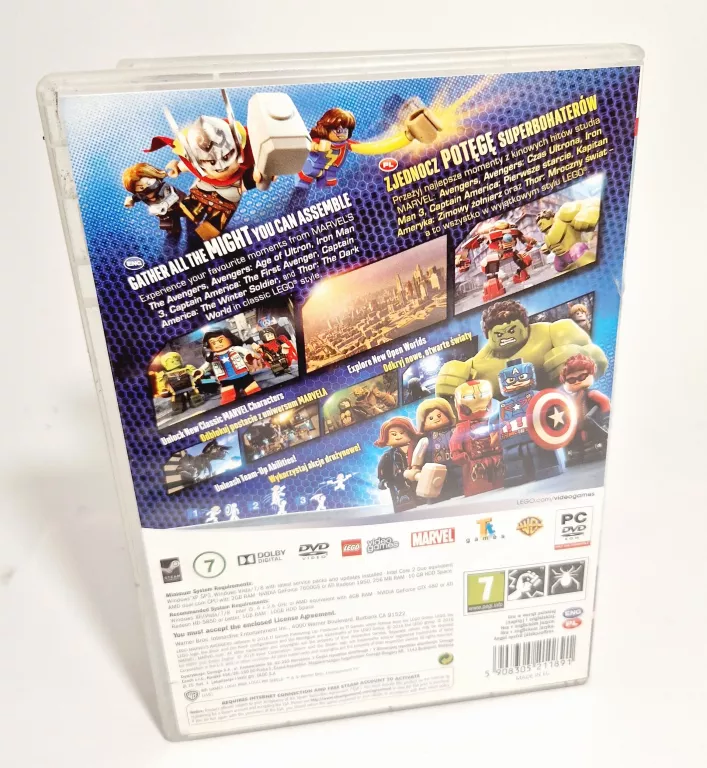 LEGO MARVEL AVENGERS PC DVD