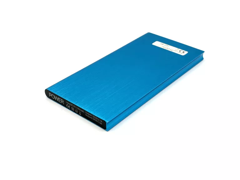 POWER BANK 20000MAH 2USB 1A 2.1A MICROUSB NIEBIESKI