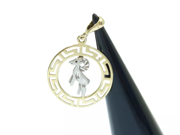 ZŁOTA WISIOREK ZAWIESZKA KOZIOROŻEC ZNAK ZODIAKU 1,67G 585 14K