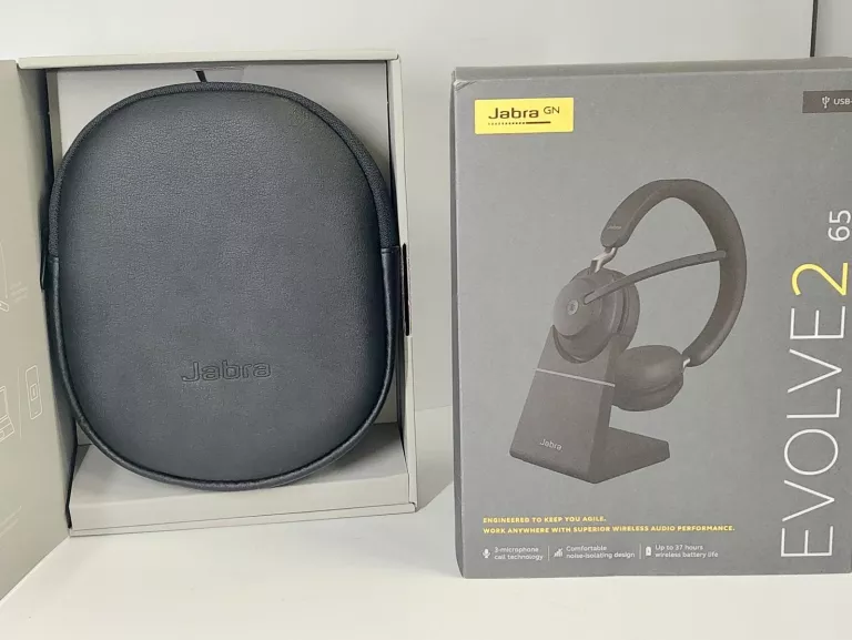 SŁUCHAWKI BEZPRZEWODOWE JABRA EVOLVE2 65 MS STACJA