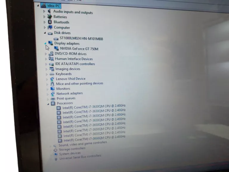 LAPTOP LENOVO Y400