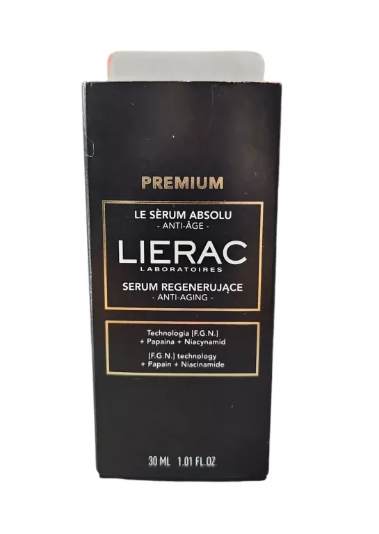 LIERAC PREMIUM PRZECIWSTARZENIOWE SERUM REGENERUJĄCE 30ML NOWOŚĆ