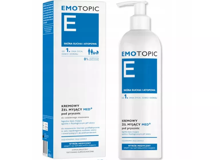 EMOTOPIC KREMOWY ŻEL MYJĄCY POD PRYSZNIC 400 ML