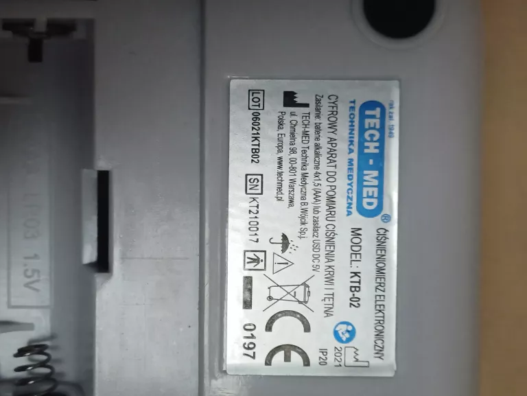 CISNIENIOMIERZ KARDIO-TEST KTB-02