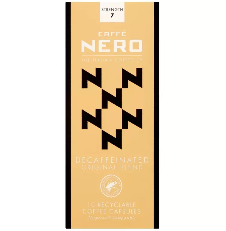 KAPSUŁKI DO NESPRESSO CAFFE NERO 10SZT DECAFFEINATED