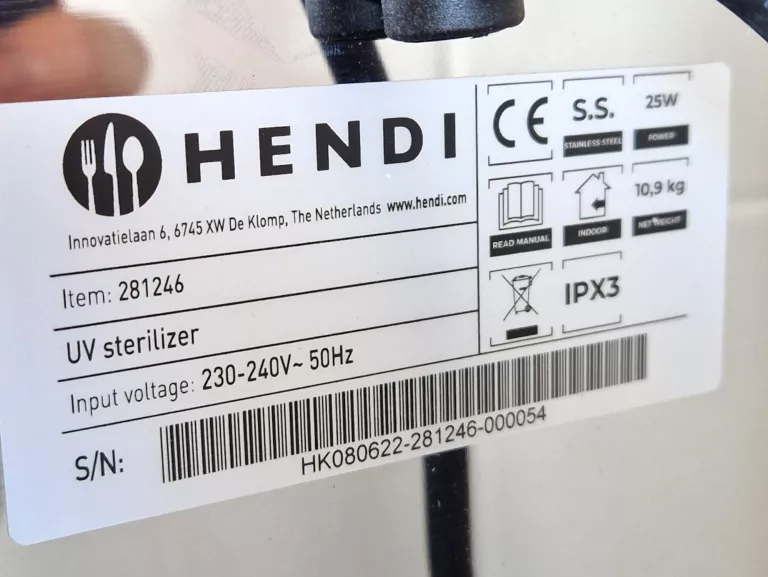 STERYLIZATOR DO NOŻY HENDI 281246 25W