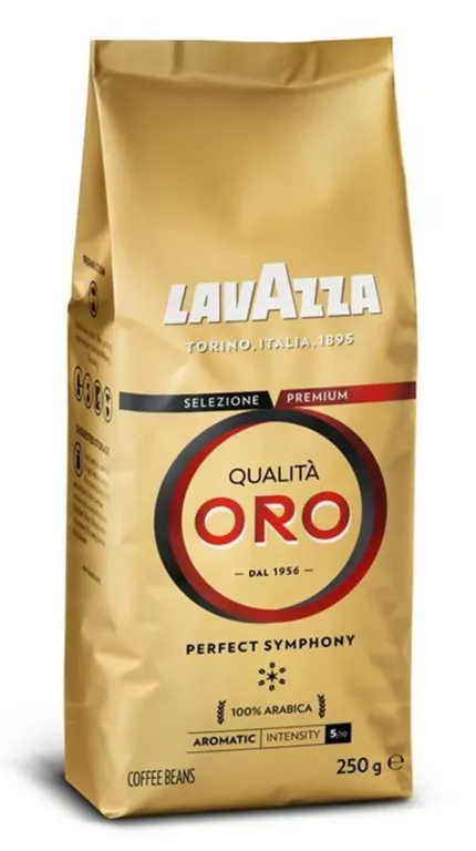 KAWA ZIARNISTA ARABICA LAVAZZA QUALITA ORO 250 G