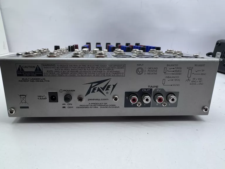 MIKSER ANALOGOWY PEAVEY PV8 STUDYJNY OKABLOWANIE