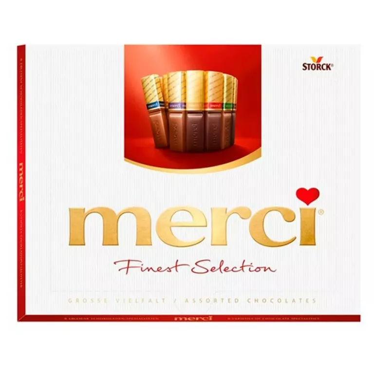 CZEKOLADKI MERCI FINEST SELECTION 250 G