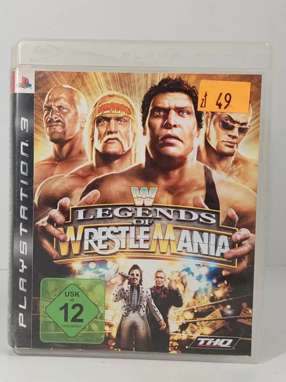 LEGENDS OF WRESTLEMANIA PS3 SONY PLAYSTATION 3 (PS3)