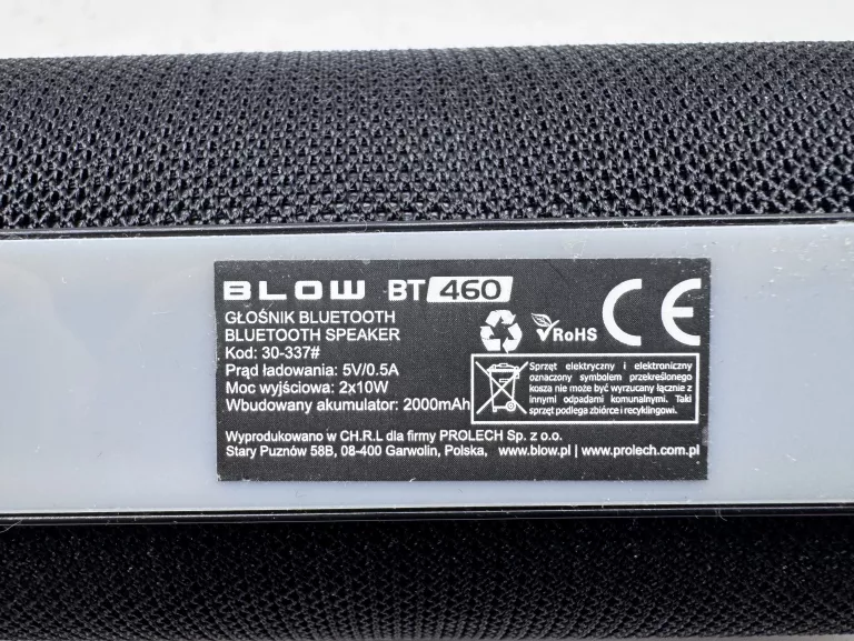 BLOW BT460 GŁOŚNIK BEZPRZEWODOWY