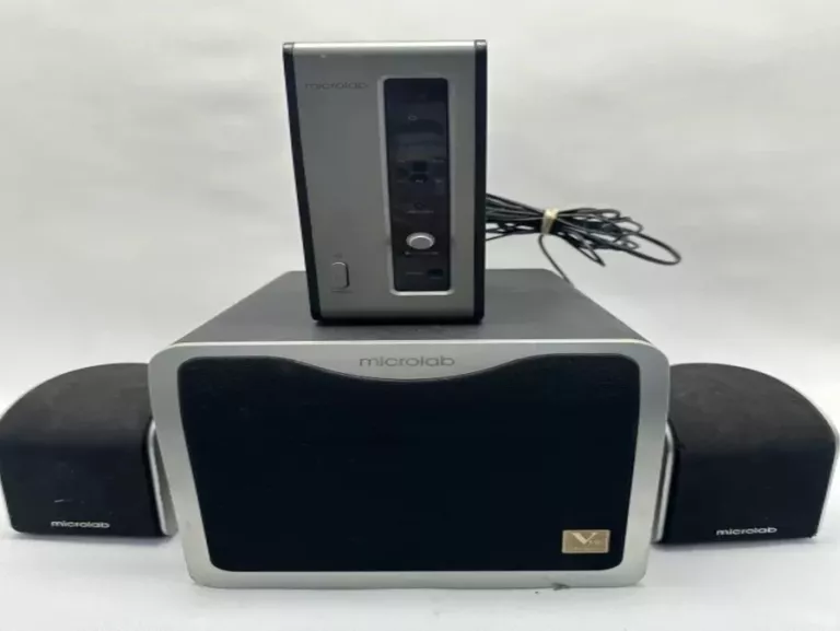 MICROLAB V12 GŁOŚNIKI /WZAMCNIACZ MICROLAB FC660/PILOT