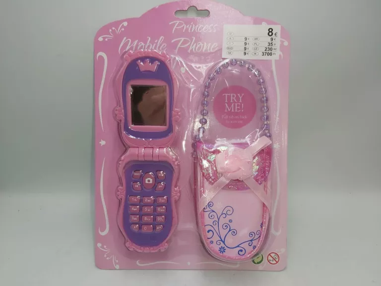 ZESTAW DLA DZIEWCZYNEK ZABAWKOWY TELEFON PRINCESS