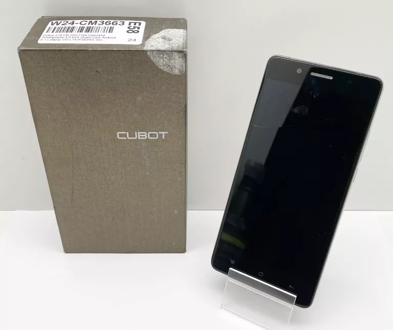USZKODZONY SMARTFON CUBOT X16 S 3 GB / 16 GB 4G (LTE) CZARNY