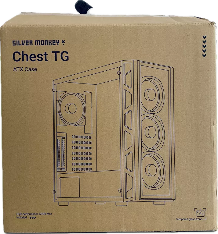OBUDOWA SILVER MONKEY X CHEST TG MIDI TOWER