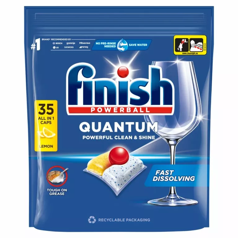 KAPSUŁKI DO ZMYWARKI FINISH QUANTUM LEMON 35 SZTUK