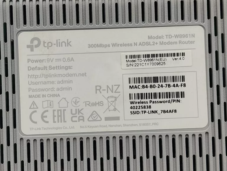 ROUTER TP LINK ADSL2+ W PUDEŁKU