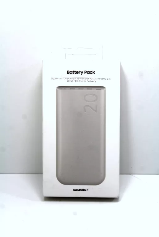 POWERBANK SAMSUNG BATTERY PACK 45W, 3X USB-C, PD, 20 000 MAH