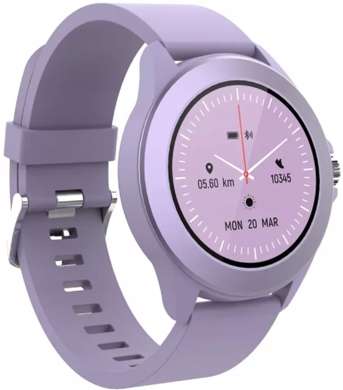 SMARTWATCH FOREVER COLORUM CW-300 FIOLETOWY IPS