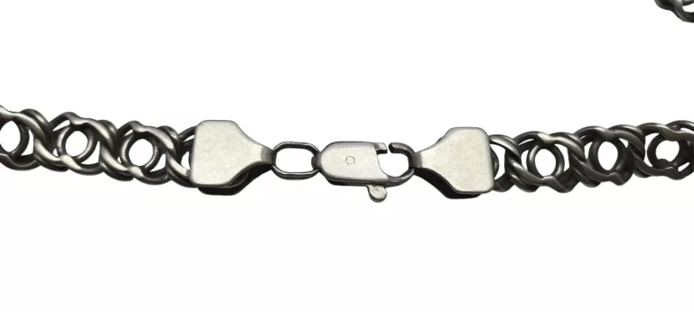 SREBRNY GRUBY ŁAŃCUCH [925] 81,90G 58CM 10MM MĘSKI ŁAŃCUSZEK