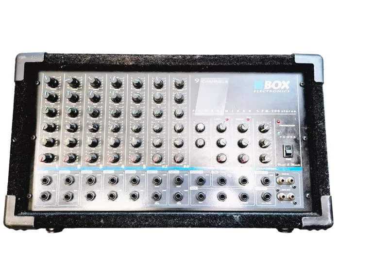WZMACNIACZ POWER MIXER BOX ELECTRONICS SPM 200 OPIS
