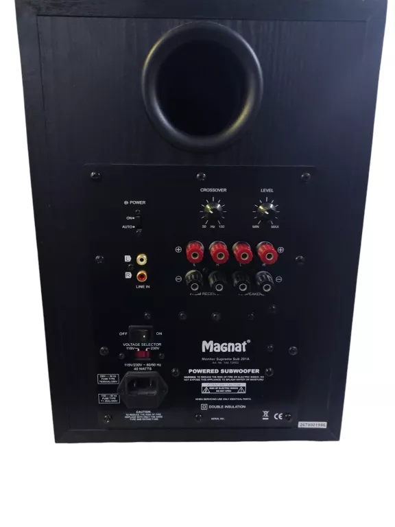SUBWOOFER MAGNAT MONITOR SUPREME SUB 201A BLACK