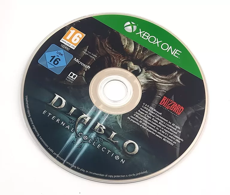 GRA XBOX ONE DIABLO III ETERNAL COLLECTION - BEZ PUDEŁKA