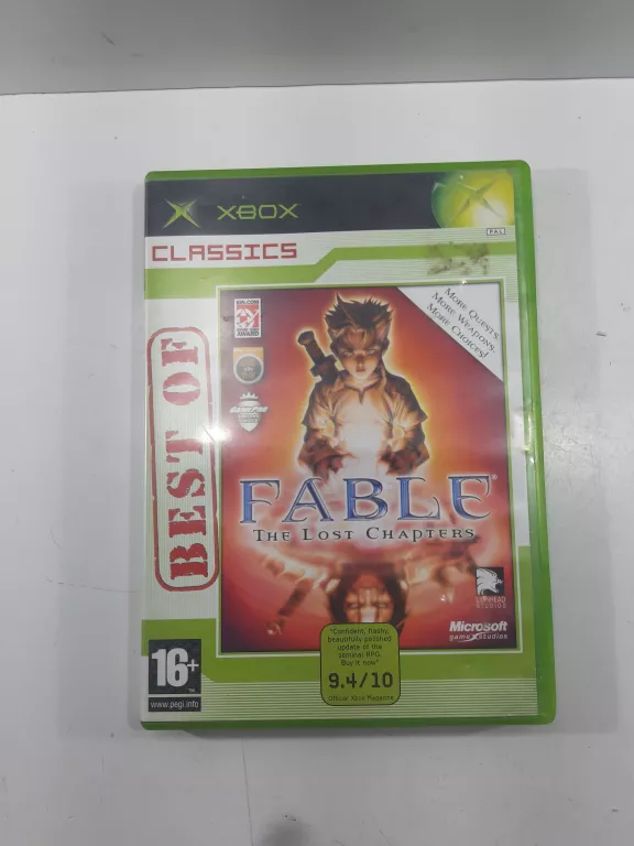 GRA FABLE THE LOST CHAPTERS MICROSOFT XBOX