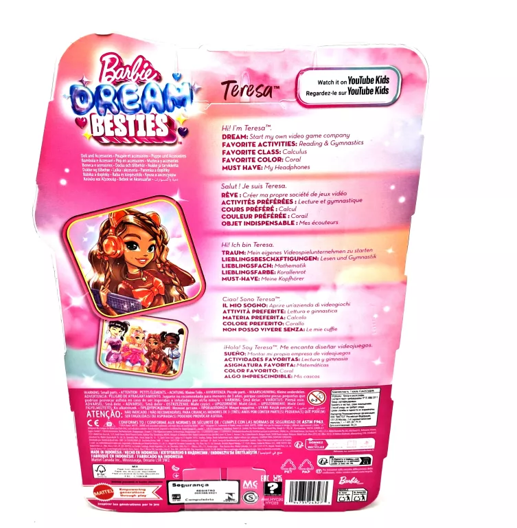 LALKA BARBIE DREAM BESTIES TERESA