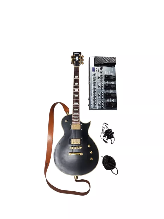 GITARA ELEKTRYCZNA + PROCESOR ME-80 BOSS