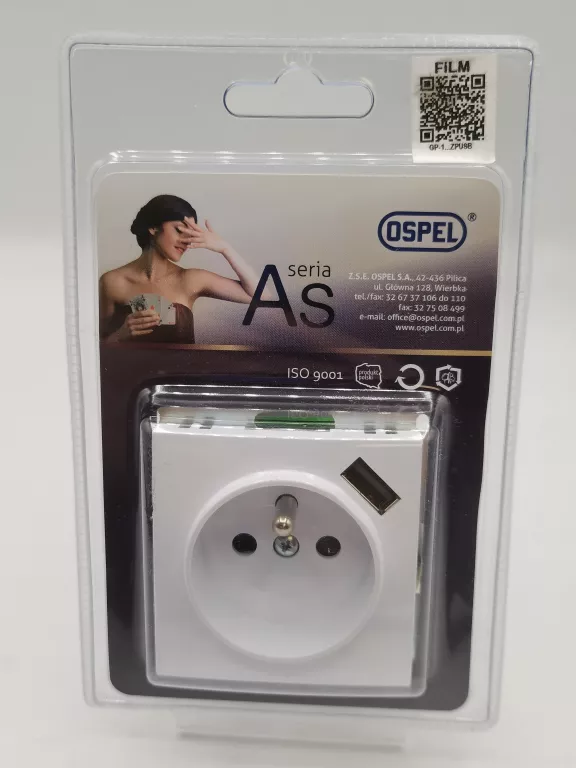 GNIAZDO POJEDYNCZE Z USB OSPEL WARTO OKAZJA