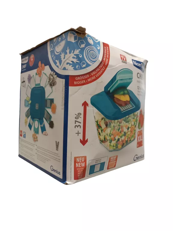 SZATKOWNICA DO WARZYW NICER DICER CHEF XXL NIEKOMPLETNY