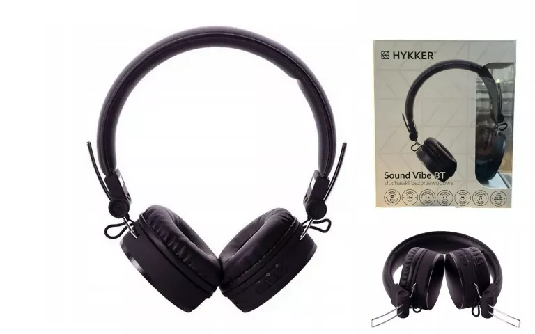 SŁUCHAWKI HYKKER SOUND VIBE BT BEZPRZEWODOWE