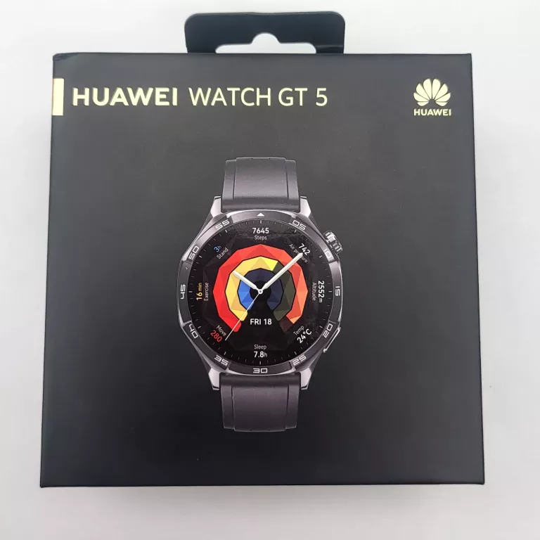 SMARTWATCH HUAWEI WATCH GT 5 VLI-B19 46 MM KOMPLET JAK NOWY