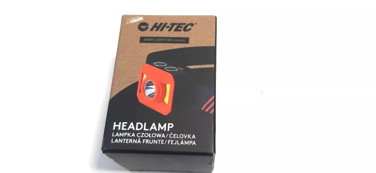 LATRARKA CZOŁOWA HI-TEC CZEROWNA EDAN LIGHT 150 LUMENS