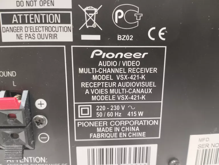 AMPLITUNER PIONEER VSX-421K