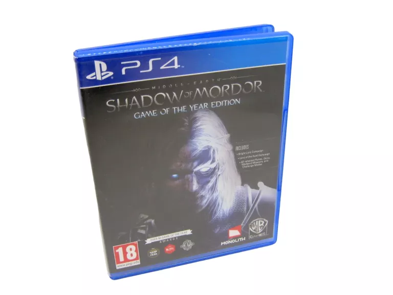 GRA SONY PS4  MIDDLE-EARTH SHADOW OF MORDOR