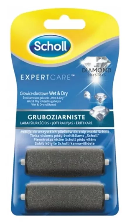 SCHOLL VELVET SMOOTH WET&DRY GŁOWICE OBROTOWE DO PILNIKA GRUBOZIARNISTE 2S