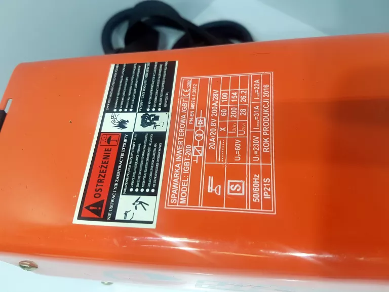 SPAWARKA INWERTOROWA RIPPER IGBT-200 + AKCESORIA