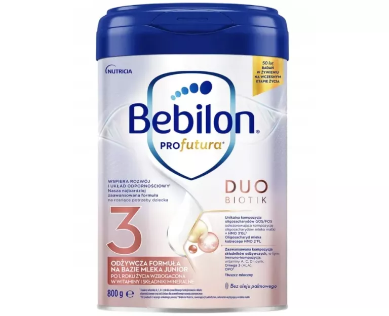 BEBILON PROFUTURA DUOBIOTIK 3 MLEKO MODYFIKOWANE PO 1. ROKU 800G